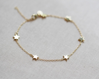 Star Bracelet | Delicate Chain Bracelet