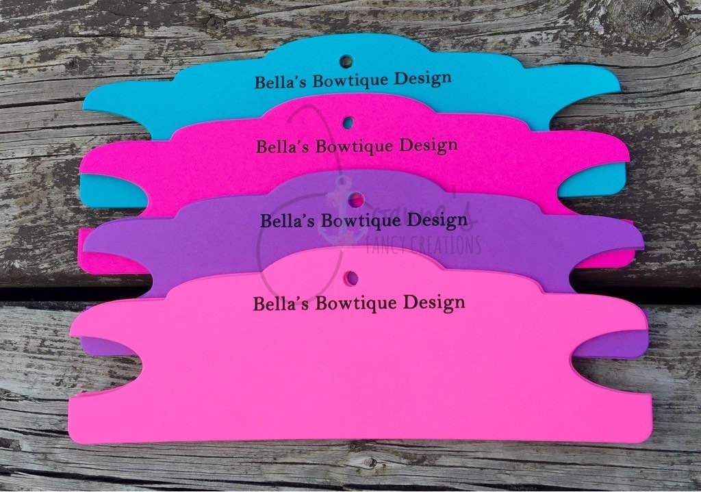 25 Customized Heavyweight Headband Display Cards