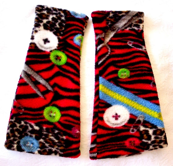 Women's Fleece Leg Warmers Handmade Dance Warm Ups