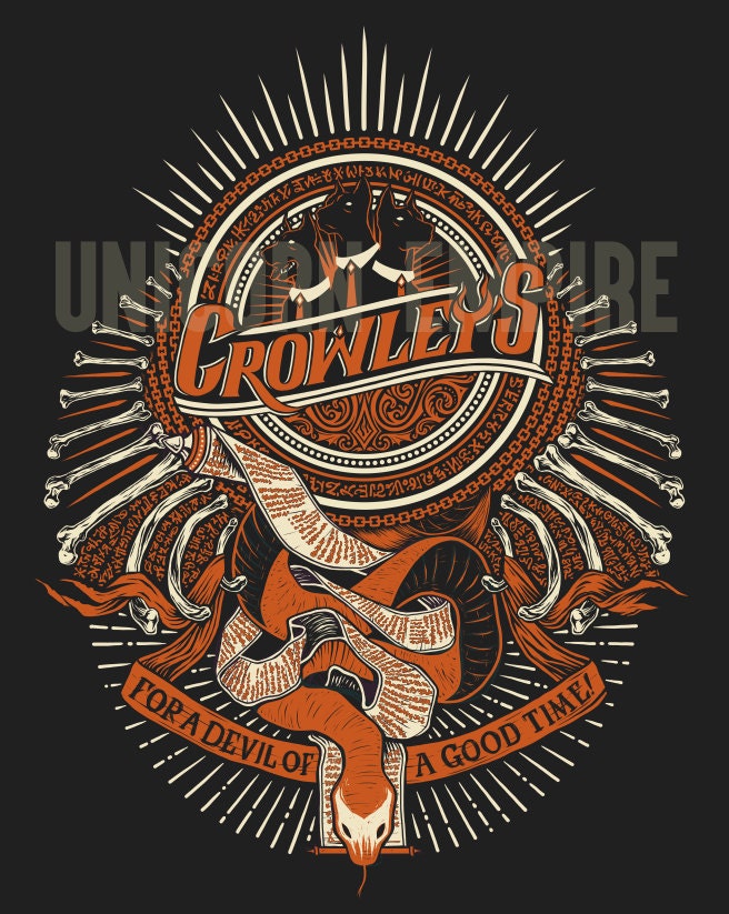 Crowley T-Shirt // Hand Screen Printed Crowley Shirt for