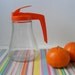 Vintage Syrup Dispenser Pitcher Bright Orange Androck Canada