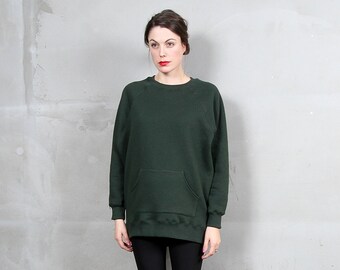 hunter green sweatshirt