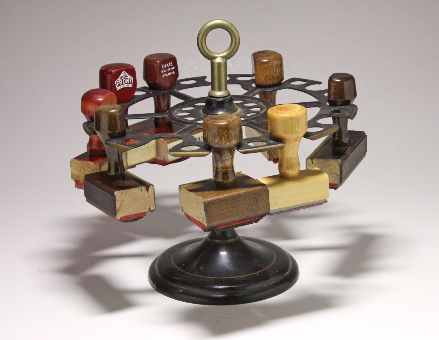 Vintage Rubber Stamp Holder/Carousel circa by BewitchingVintage