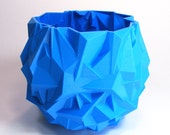 Polygonal Plant Pot , Planter Bowl , Indoor Planter , 3D Printed Vase , Geometrical Pots Modernist Art , Low Poly , Plastic , Contemporary