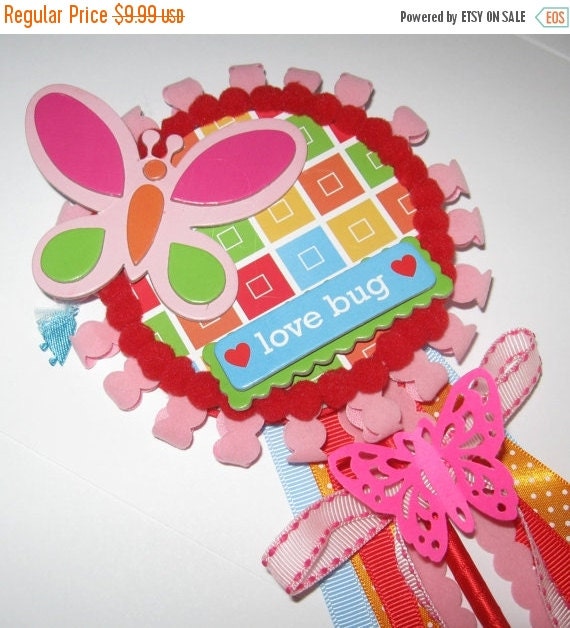 SALE 50% OFF Princess Wand Love Bug Favor Perfect for a Little Girl Birthday Party Favor or a Smash Cake Photo Shoot Prop Il_570xn