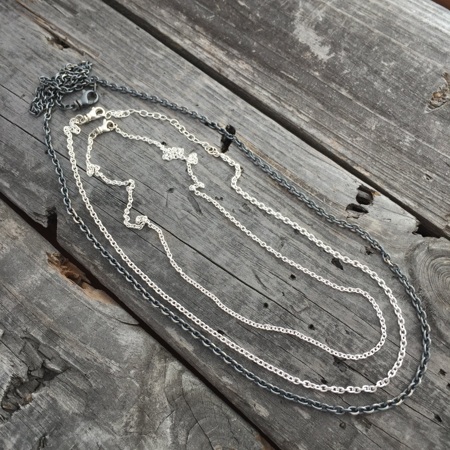 Sterling Silver Chain By The Foot Your Choice Three Sizes