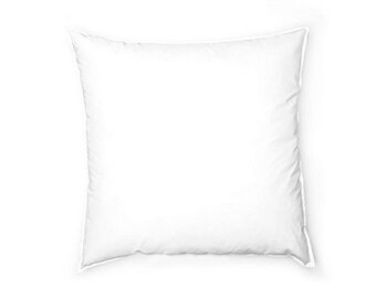 One 16 x 16 Pillow Insert - Decorative Pillow Form - 100% Polyfill - Throw Pillow Insert