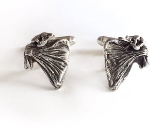 Anatomical Shoulder Cufflinks in sterling silver