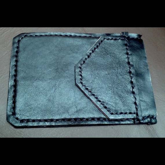 Black Leather Pocket Protector for mans shirt by G2Pleather