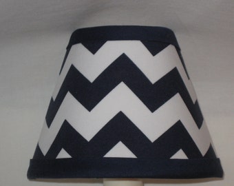 Navy Blue Chevron Nursery Night Light
