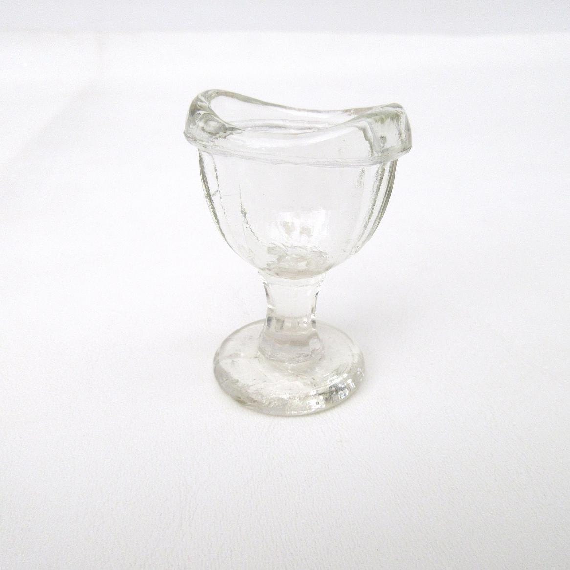 Antique Eye Wash Cup Eyewash Eye Bath Pressed Glass Cup