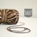 Brown Mix Rustic Jute Twine / string / ombre twine / Yarn - for crafting, kniting, crochet, gift wrapping, packaging, scrapbook
