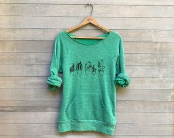 not so needy Cactus Sweatshirt, Cactus Shirt, Plant Lady, S,M,L,XL