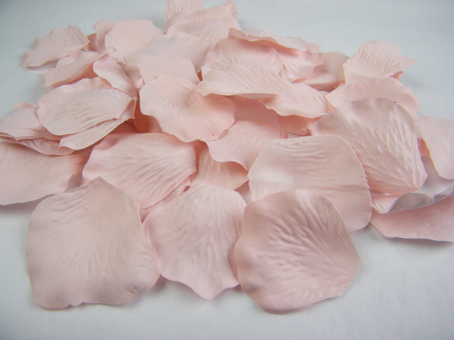 Blush Pink Rose Petals Bulk Artifical Petals 200 by MorrellDecor