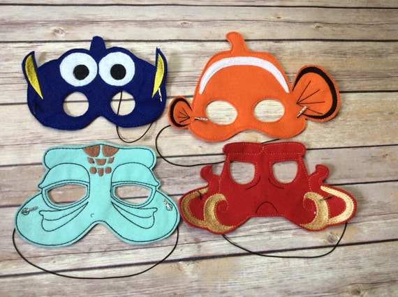 Finding NEMO/DORY mask set Pretend Play Mask Party Favor Dress