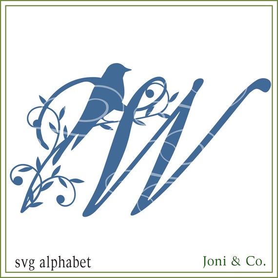 Download Monogram Alphabet svg Wedding monogram SVG vinyl cutting