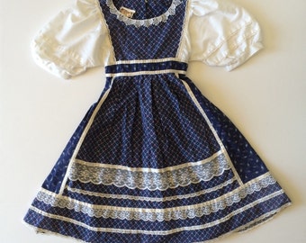 1970's Gunne Sax Floral & Lace Dress Kids (6x)