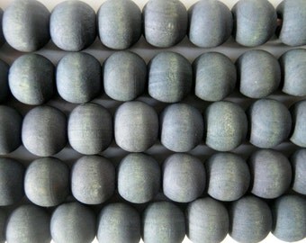 Clearance 40 Hand Dyed Teal Beads 10mm Beads