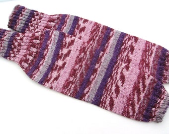 Hand knit women legwarmers, boot cuffs wool legwarmers boot toppers