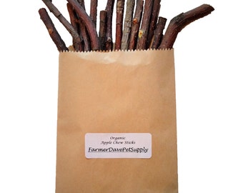 15 APPLE CHEW STICKS For Rabbits, Guinea Pigs, Chinchillas, Gerbils, Hamsters,,,,,,