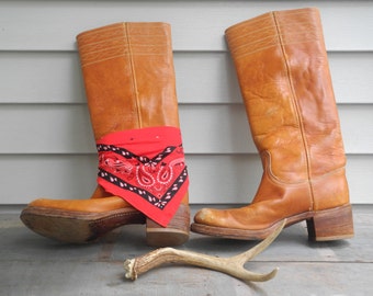 Peace Hippie Bus Handcrafted Boots main image 1