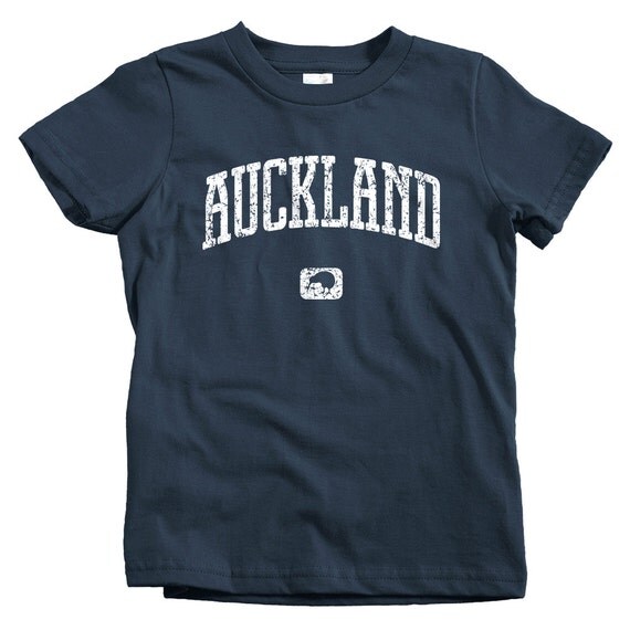 Kids Auckland New Zealand Tshirt Baby Toddler and Youth