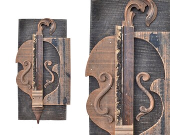 ON HOLD................abstract violin, mixed media assemblage, wood salvage, original sculpture, found object art by Elizabeth Rosen