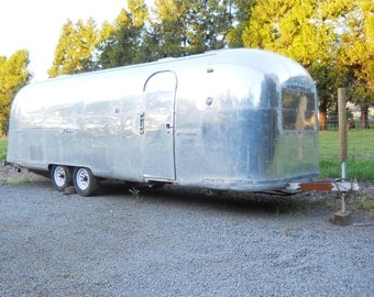 1966 Vintage Airstream Land Yaht Silver Bullet Travel Trailer Ambassador World Tour Gutted Restoration Project Repurpose 1966 Vintage Airstream Land Yaht Silver Bullet Travel Trailer Ambassador World Tour Gutted Restoration Project Repurpose