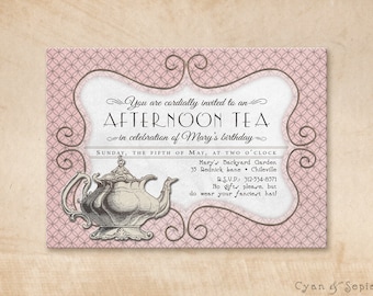 Printable Graduation Party Invitation 4.25x5.5 By Cyanandsepia