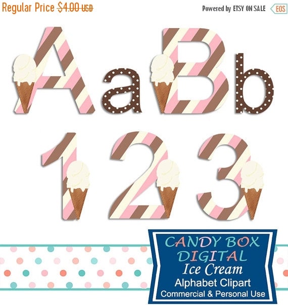 Ice Cream Cone Font