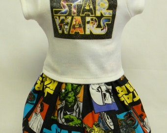 Star Wars Theme Outfit (2) For 18 Inch Doll Like The American Girl