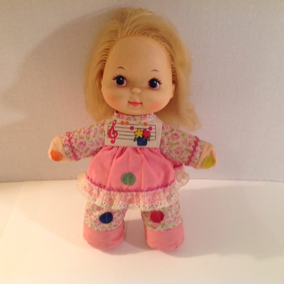 1974 Mattel Love Notes Doll 12 Musical Squeeze Doll