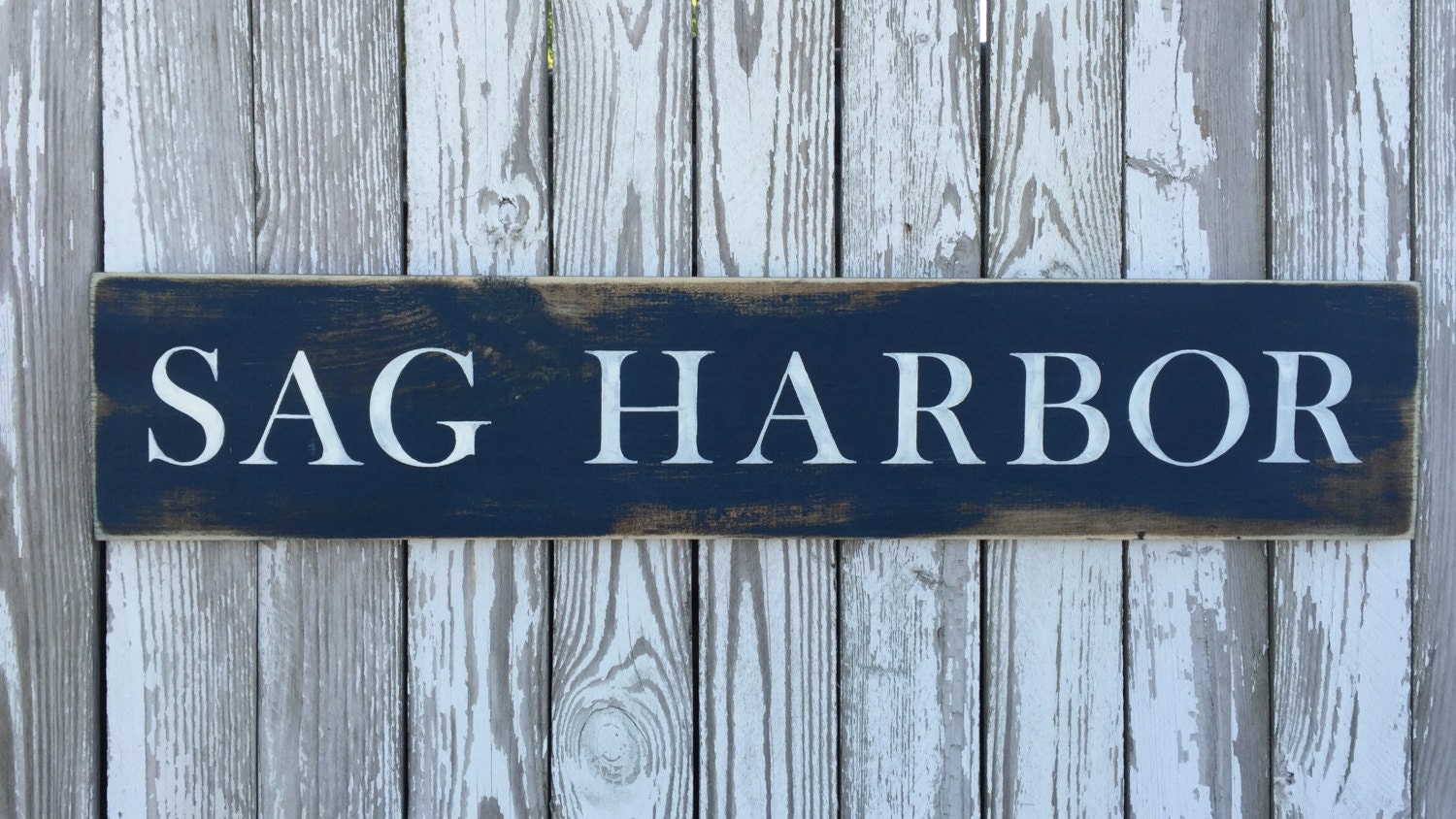 Sag Harbor Sign 70 Color Options Nautical Wood Sign Wood