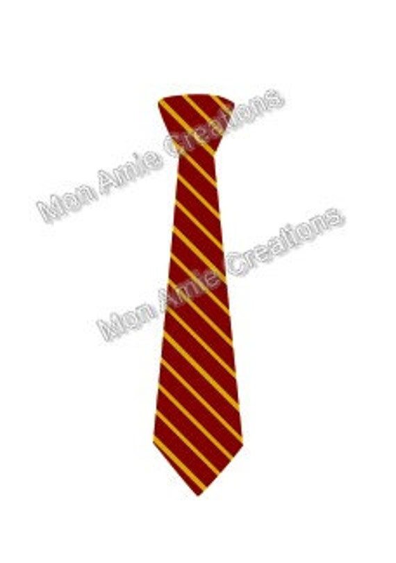 Download Gryffindor Inspired Necktie SVG Vector Clipart file Immediate