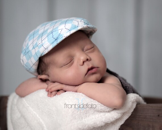 Newborn boy baby hat newborn baby newsboy hat coming home