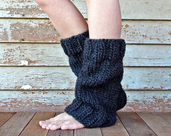 Super Bulky Leg Warmers Knitting Pattern - UNDERSTANDING - a set of INSTRUCTIONS to knit the leg warmers