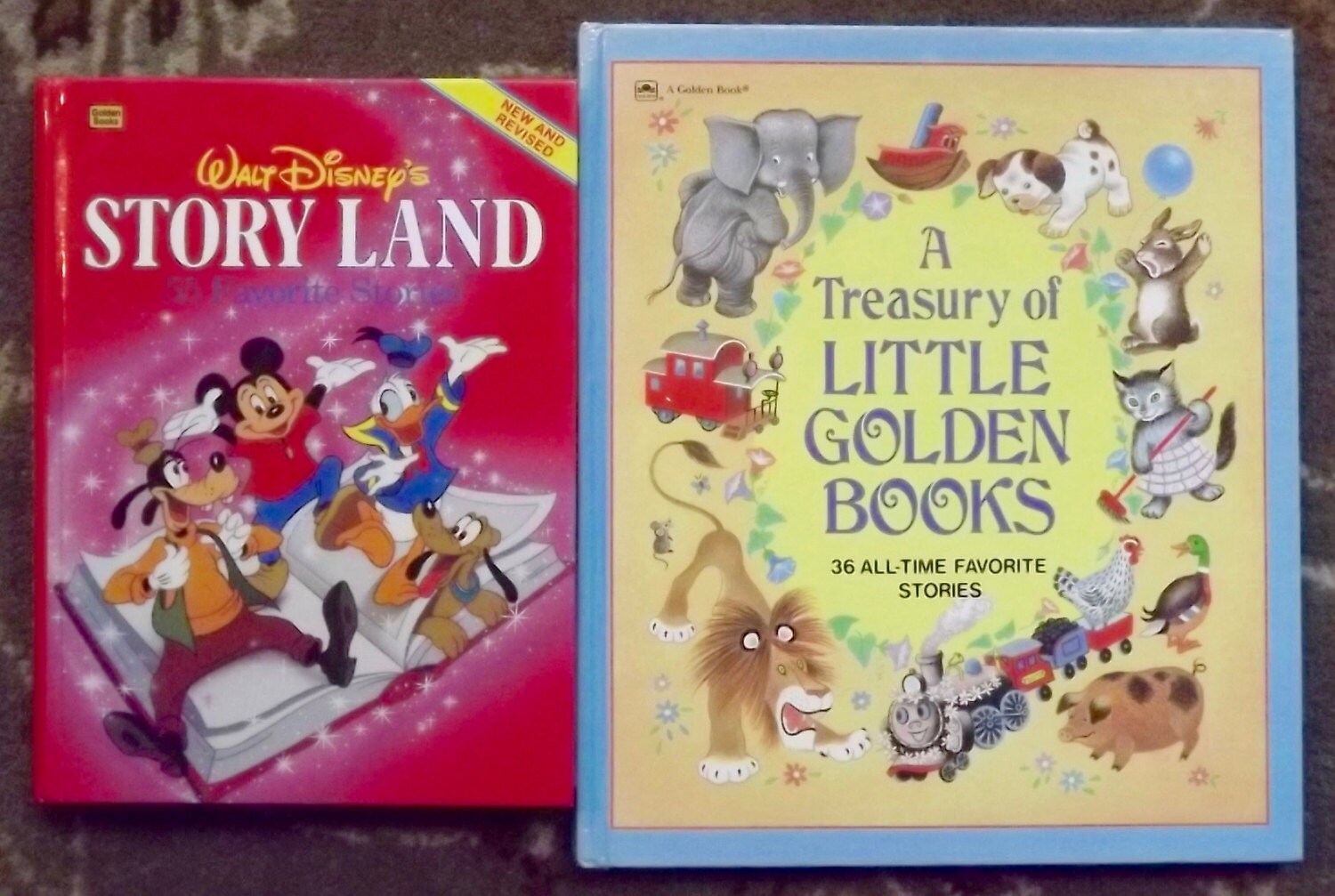 A Treasury of Little Golden Books and Walt Disney's Story