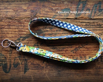 Fabric Lanyard; ID Badge Holder; Keyring