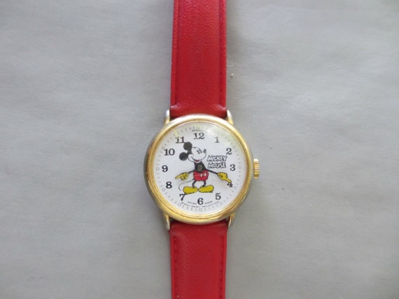 mechanical mickey mouse watch