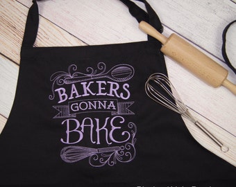 Bakers Gonna Bake - Baking Embroidered Apron - Gift for Backer Kitchen Apron - Womens Apron - Funny Apron - Bakers Apron - Housewarming Gift