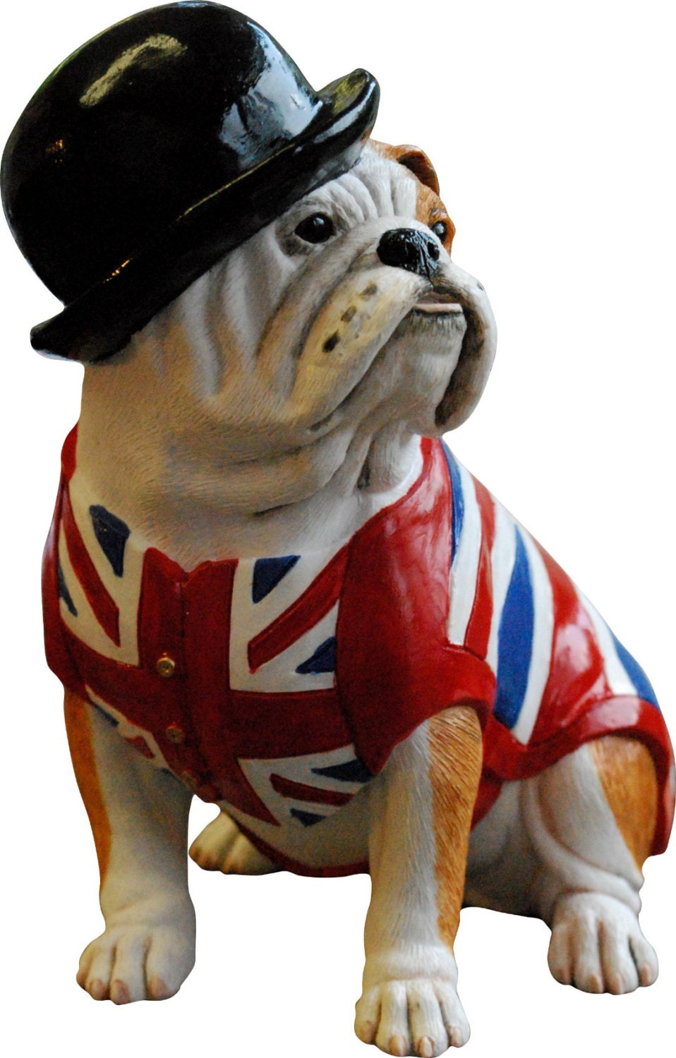 British Bulldog wearing Union Jack waistcoat