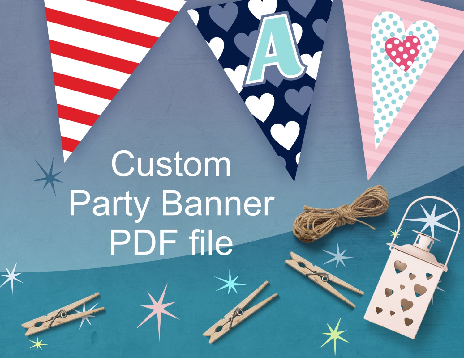  Custom  Party  Banner  Personalized  Party  Decorations for
