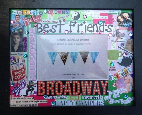 Items similar to Personalized Best Friends Collage Picture Frame ...
