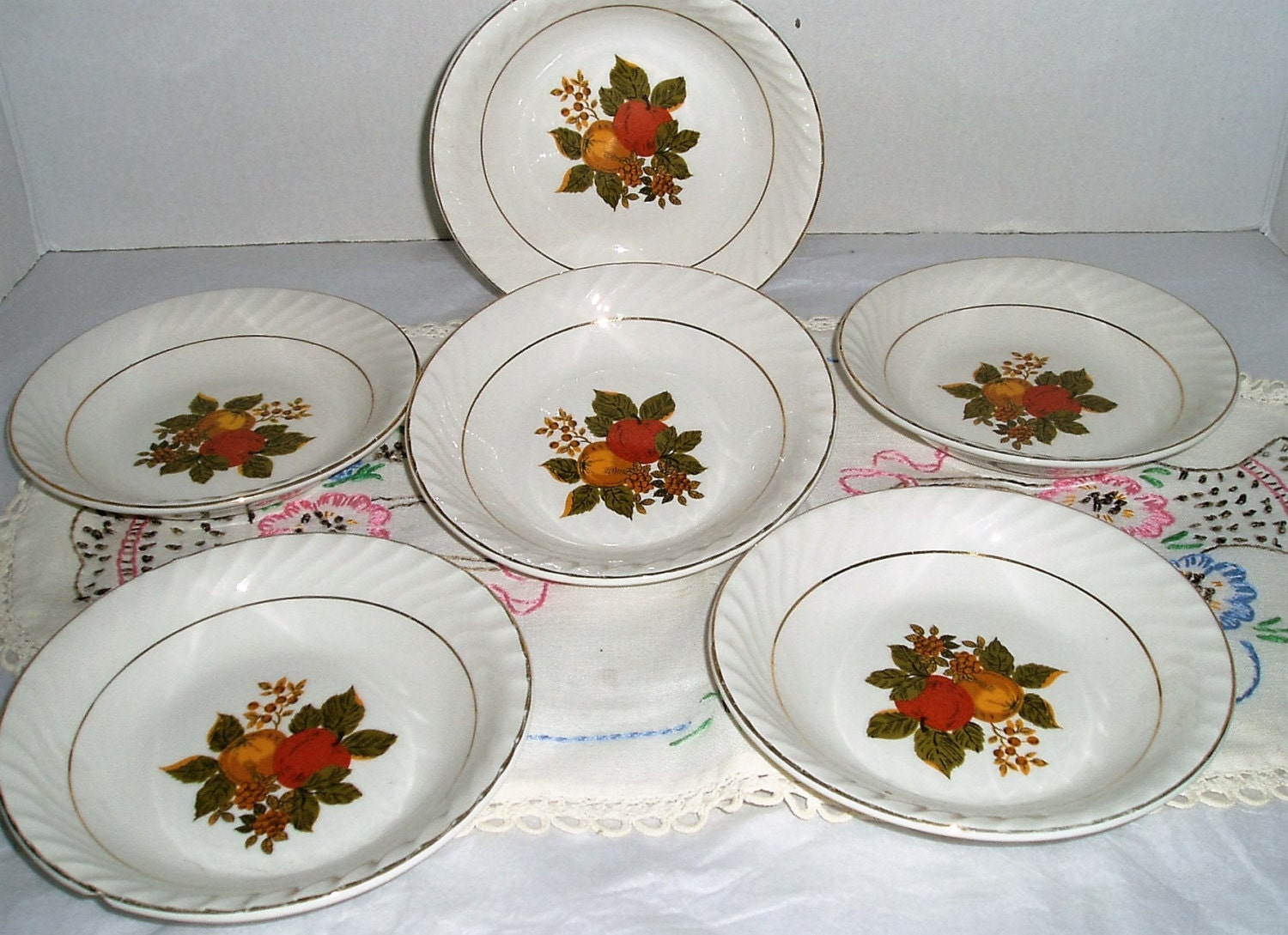 vintage Wedgwood china Wedgwood bowls set of 6 by DivaDecades