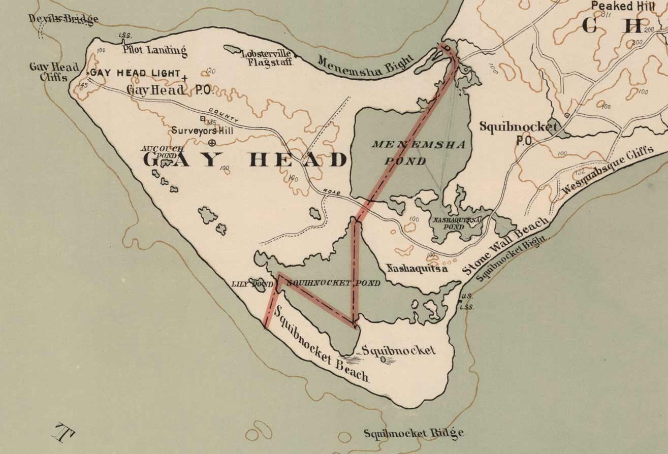 City map Nantucket Marthas Vineyard Massachusetts 17 ai