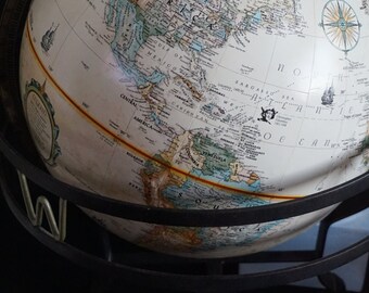 Vintage, Replogle 12 Inch World Classic Globe with Relief