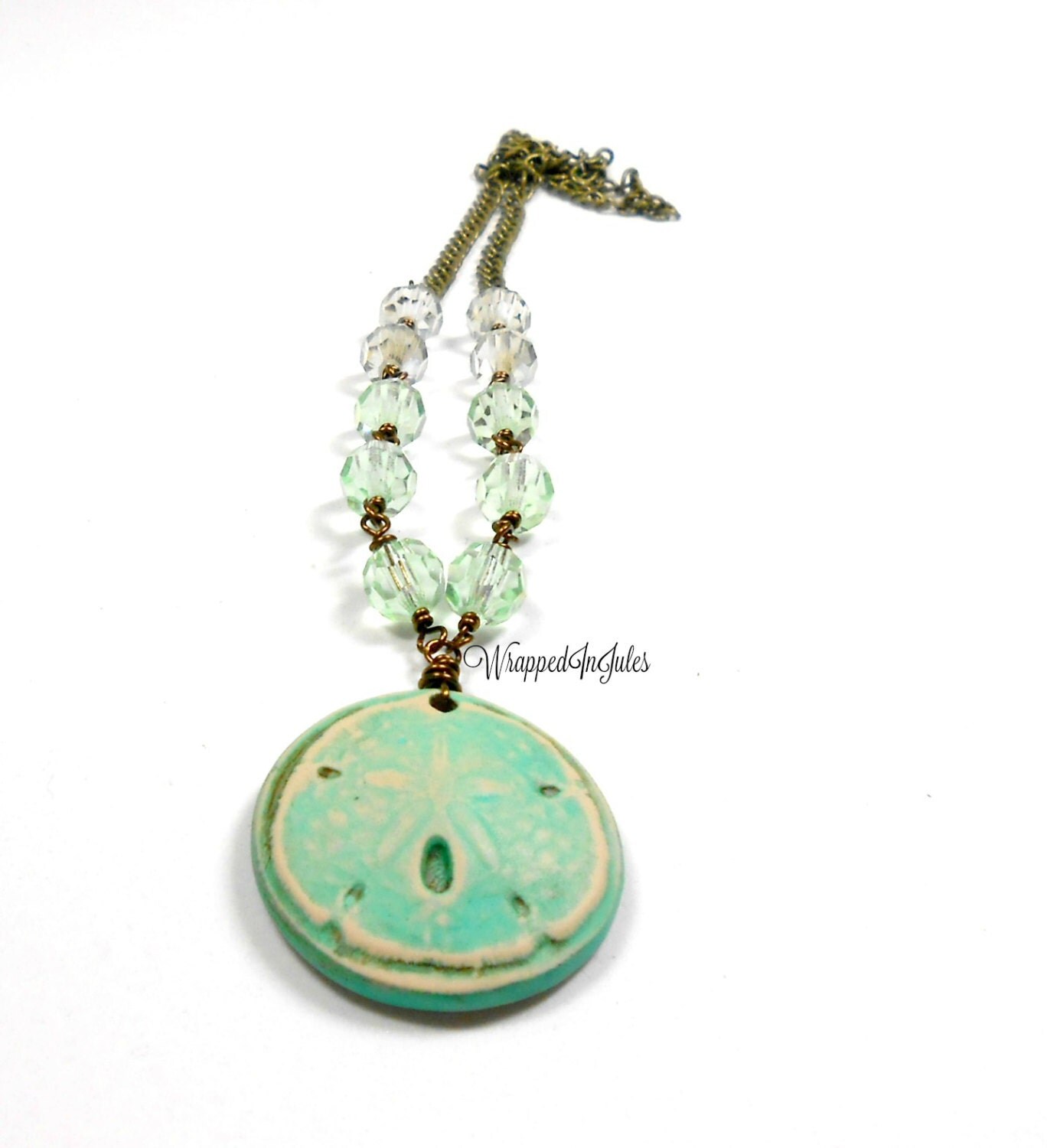 Chrysolite Crystal Viridian Sea Green Sand by WrappedInJules