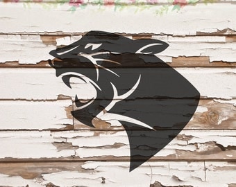 Black Panther, Cat SVG, PNG, DXF files, instant download