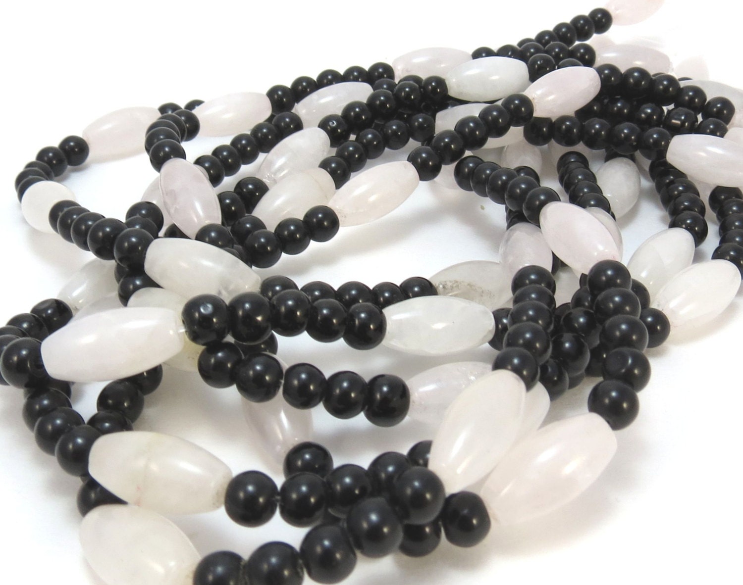Black Obsidian Beads Quartz Beads Natural 6mm Black Obsidian