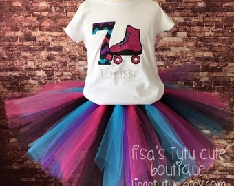 Skate birthday. Skate tutu. Skater tutu. Skater birthday outfit. Roller skate party. Roller Skate Birthday. Roller skate tutu.